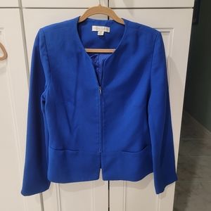 Casual Corner Royal Blue Jacket Size 14